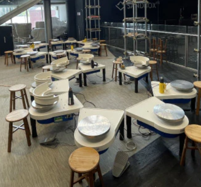 Handmade Ceramic Snack Plate