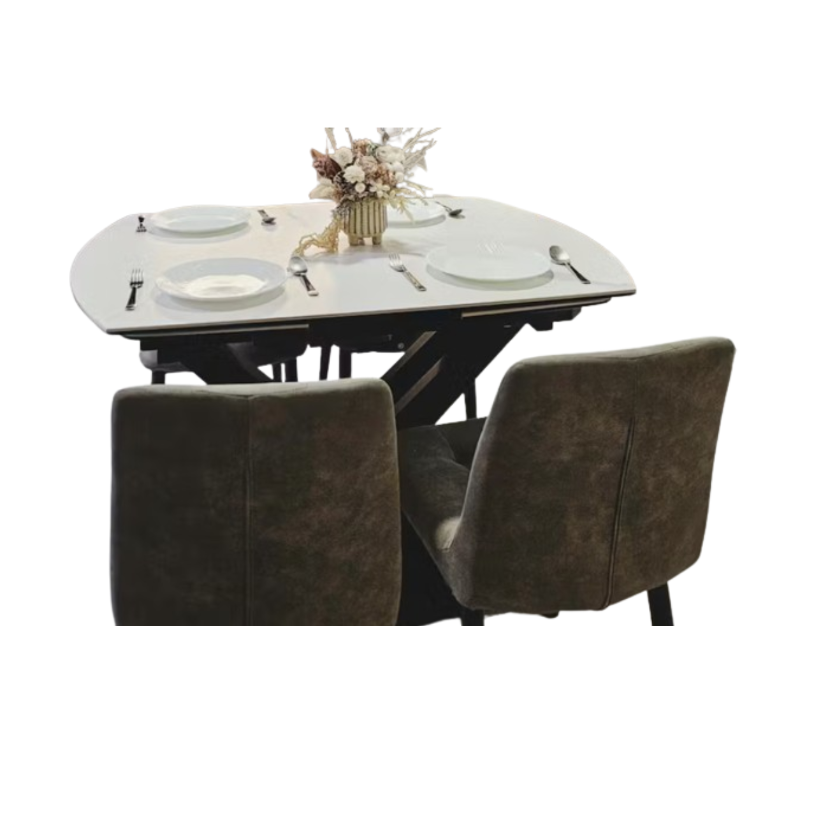 Rounded Sides Dining Table