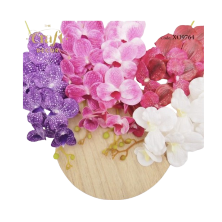 9 Heads Latex Vanda Orchid