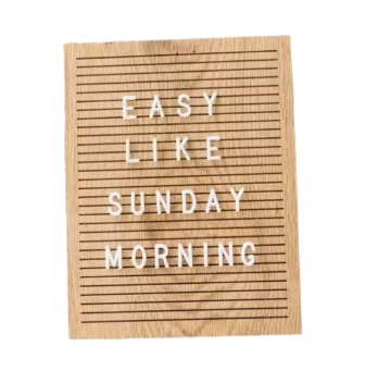Wood Message Letterboard
