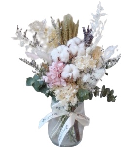 Cotton Fluff Vase
