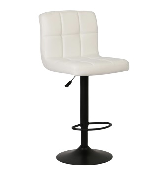 Isora Bar Stool with Black Base