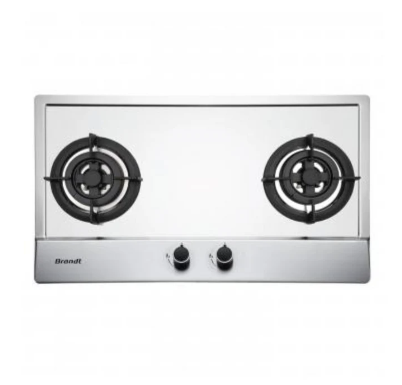 Brandt Stainless Steel Gas Hob 2 Burners, TG1782XPB, 80cm 