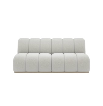 Marlow Performance Bouclé Armless 2 Seater Sofa