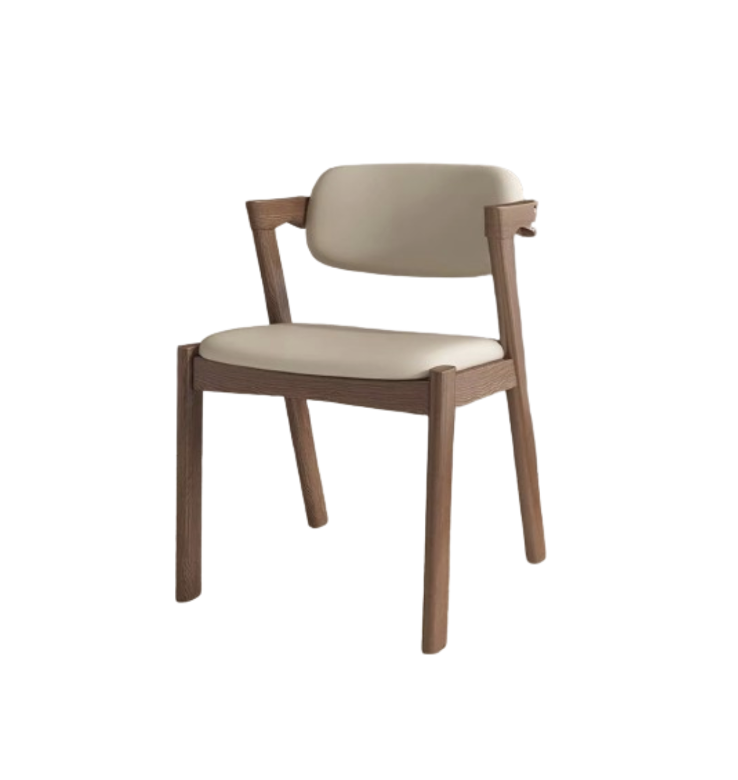 Nordic Z-shaped Solid Wood Dining Chair