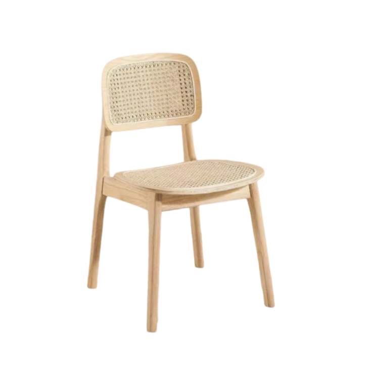 Rattan Dressing Chair With Backrest