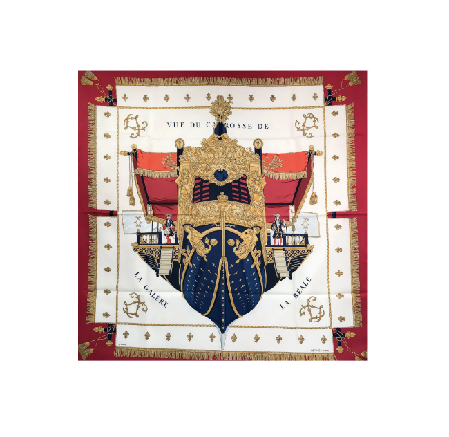 VUE DU CARROSSE DE LA GALÈRE HERMES Scarf