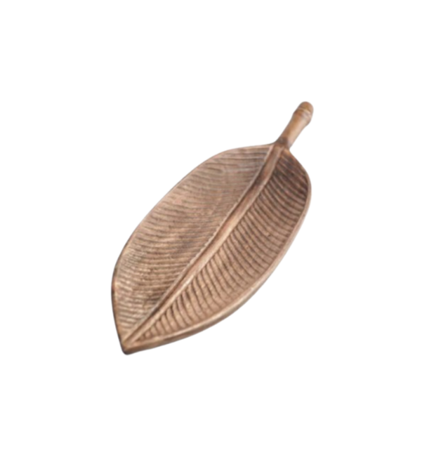 Wooden Leaf Catch-all