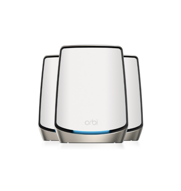Orbi 860 Series Tri-Band WiFi 6 Mesh System, 6Gbps, 10 Gig Port, 3-Pack