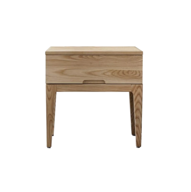 Wabi-Sabi Style Side Table With Drawer