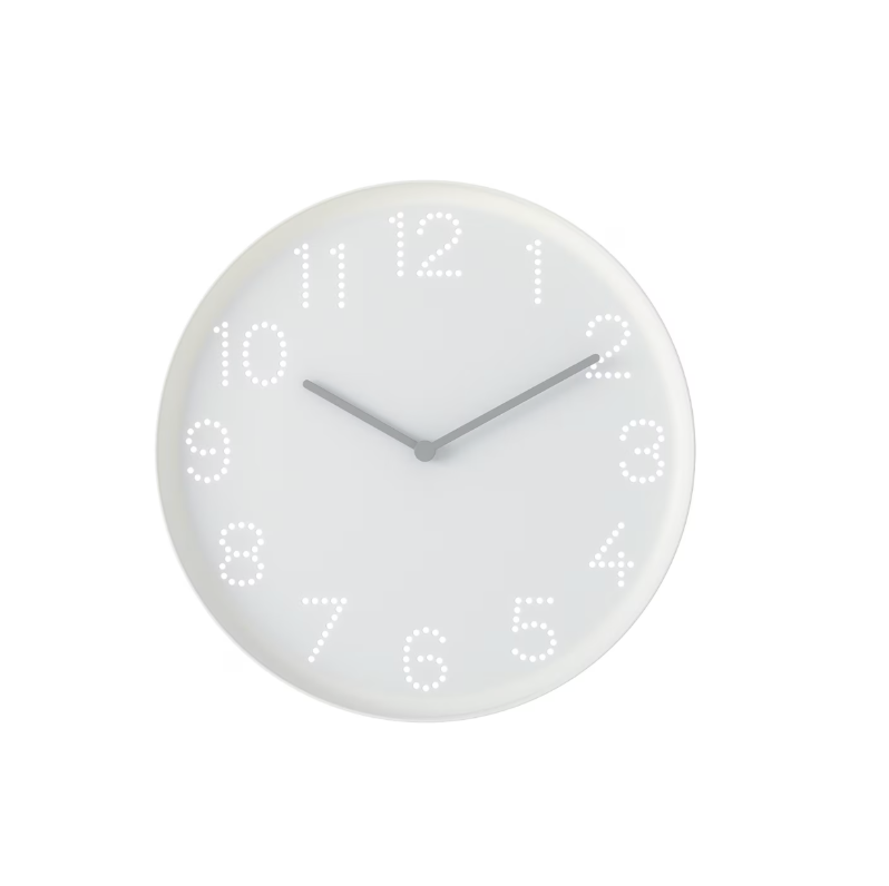 TROMMA Wall Clock, 25cm - White