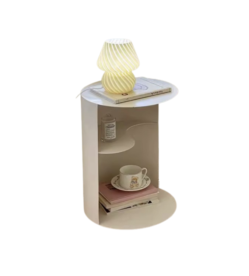 Nordic Round Bedside Table