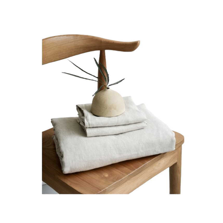 French Linen Bedding Duvet Cover Set