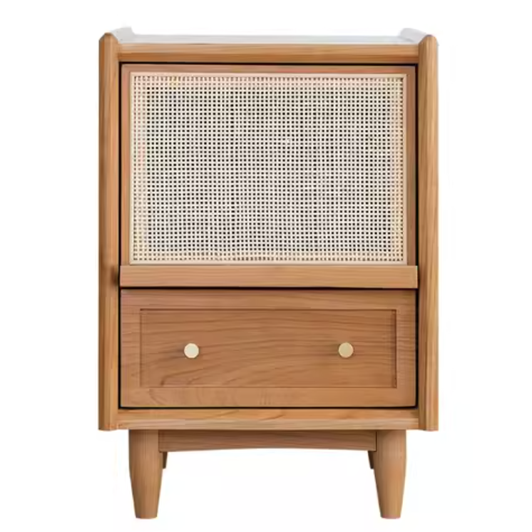 European Solid Wood Mini Bedside Table
