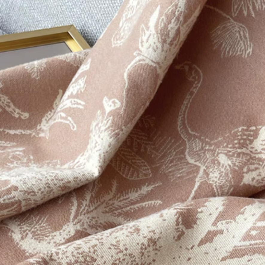 Printed Tropical Shawl