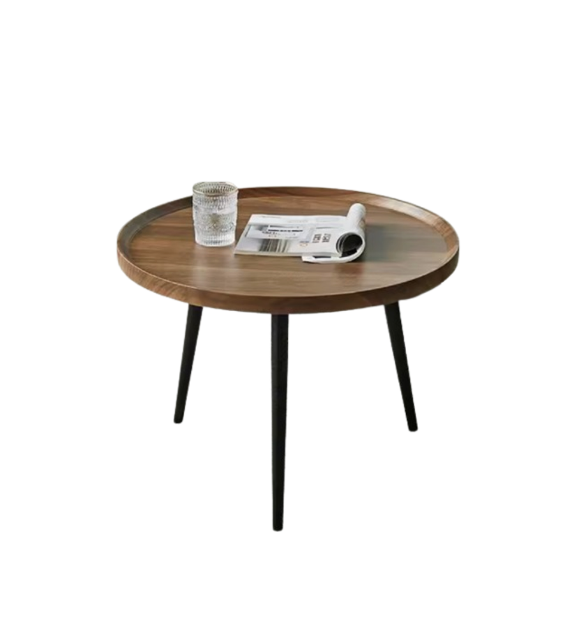 Round Wooden Coffee Table