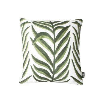 Leaf Embroidered Cushion