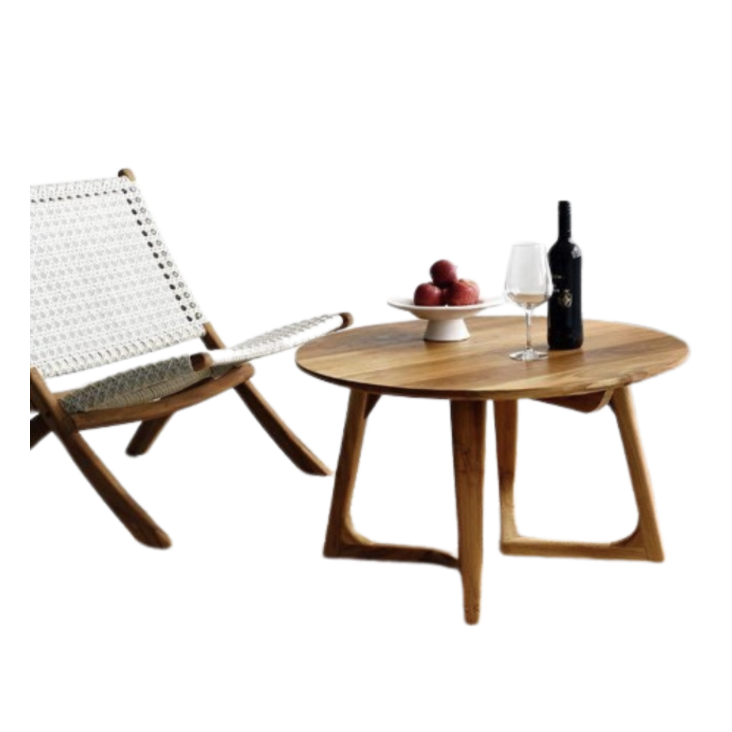 Cangu Teak Coffee Table (D80cm)