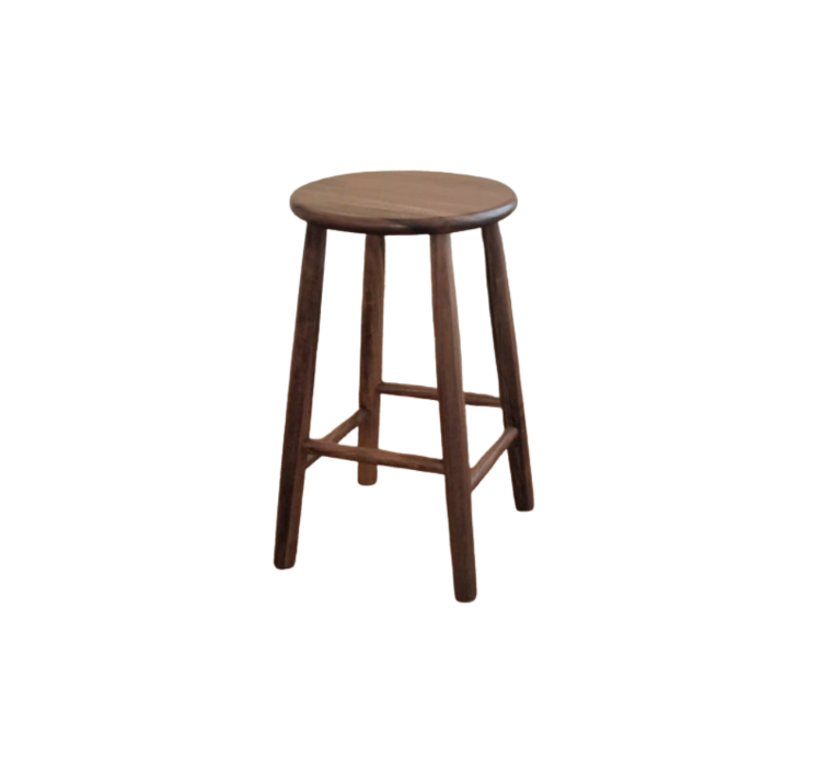Nordic Solid Wood Home Small Bar Stool 