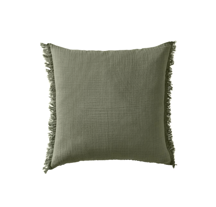 VALLKRASSING Cushion Cover, 50x50 cm - Grey-Green