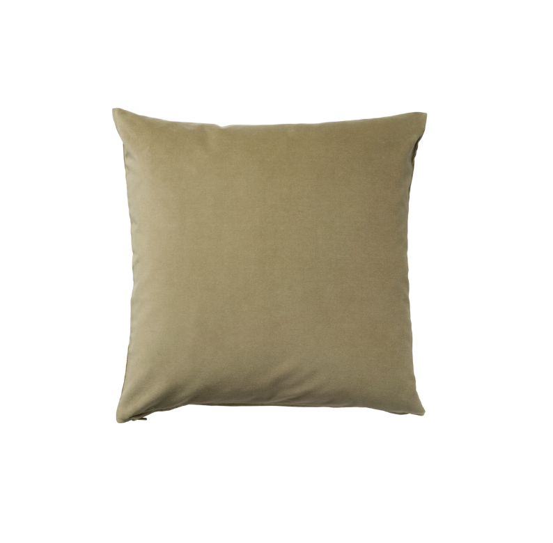 SANELA Cushion Cover, 65x65 cm -  Light Olive-Green