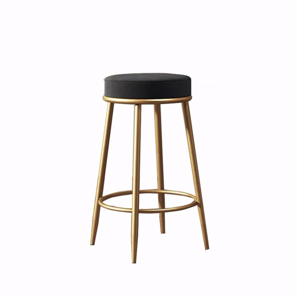 Tall Bar Stool with Cushion Seat