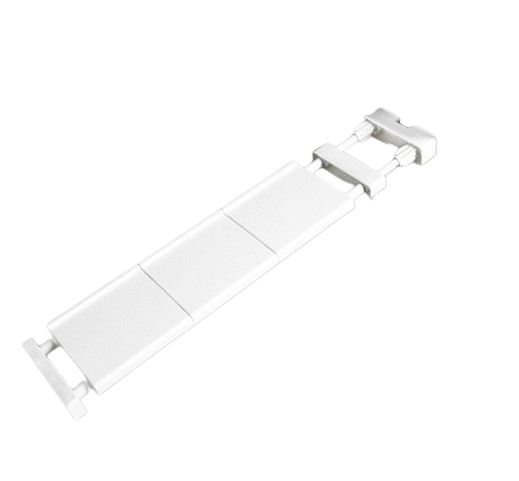 Expandable Storage Shelves, W10x50-80cm, White