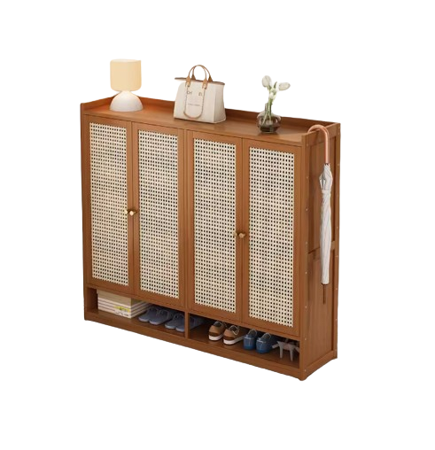 Rattan Shoe Rack