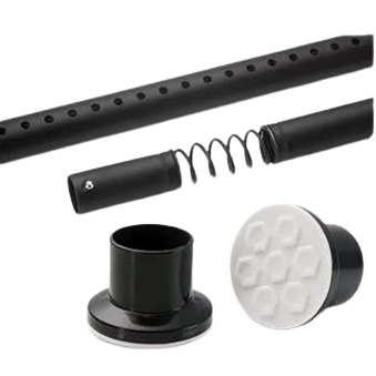 Heavy duty curtain rod