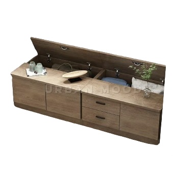 DANE Bay Window Storage Ottoman