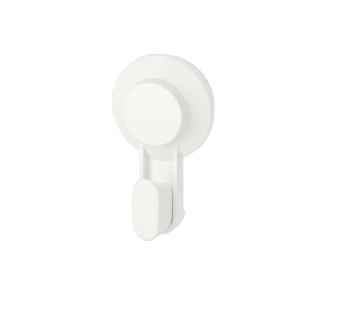 TISKEN Hook With Cuction Cup, White