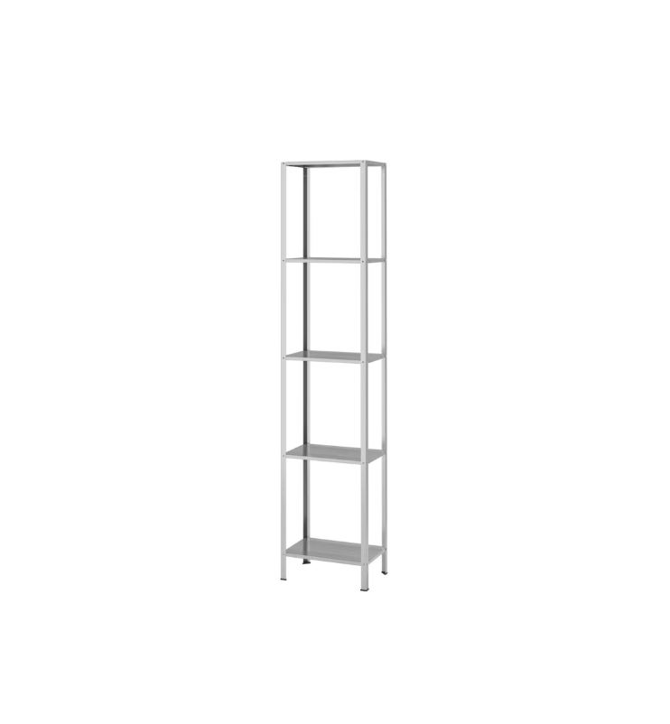 Hyllis Shelving Unit, 40x27x183cm