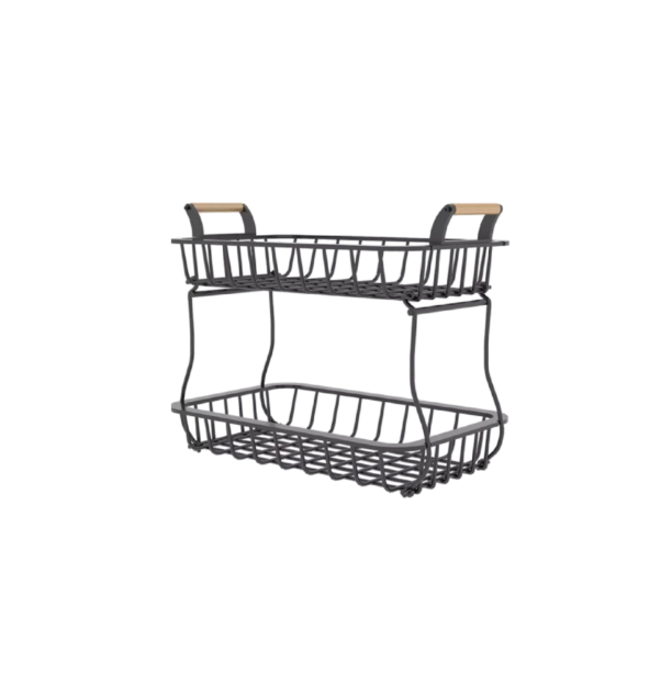 Double-Tier Fruit Wired Basket 