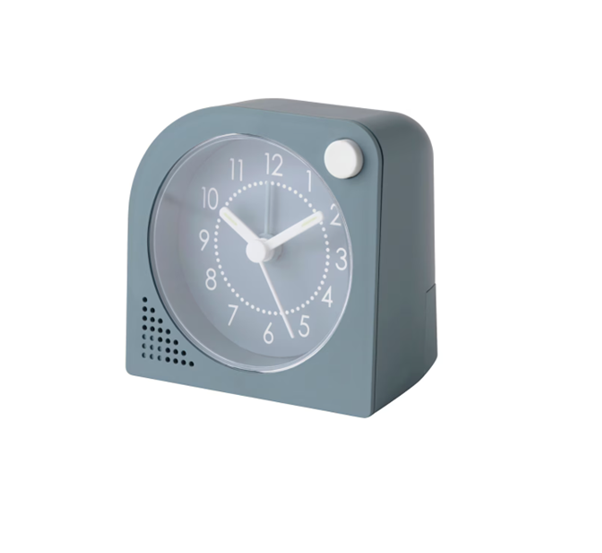 TJINGA Alarm Clock, 8x8 cm, Turquoise