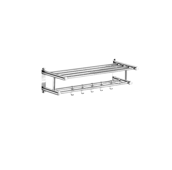 Stainless Steel Duo Towel Rack