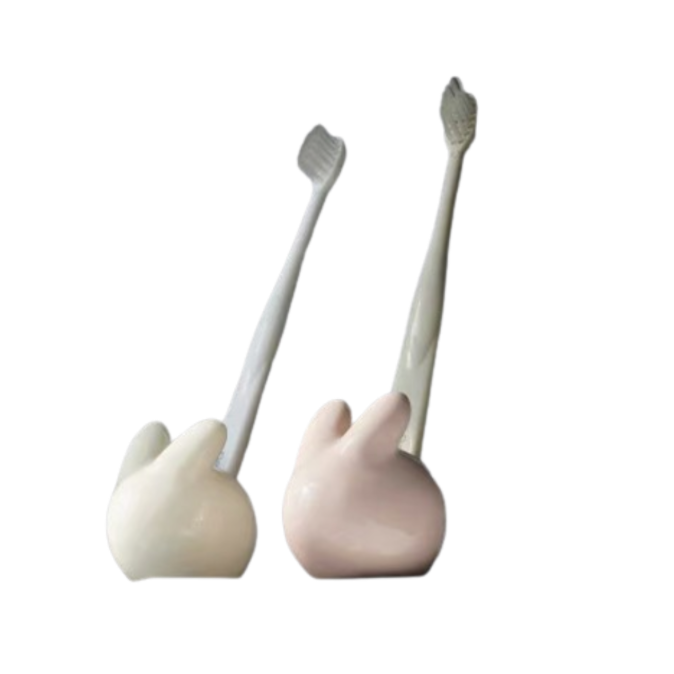 Diatomite Rabbit Toothbrush Holders