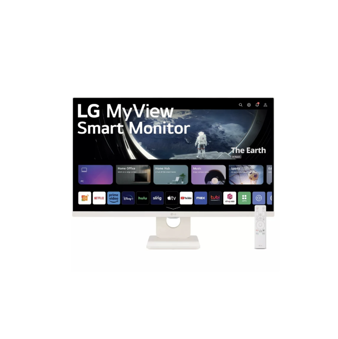 27" MyView Smart Monitor with Built-in Speakers and Full HD IPS Display