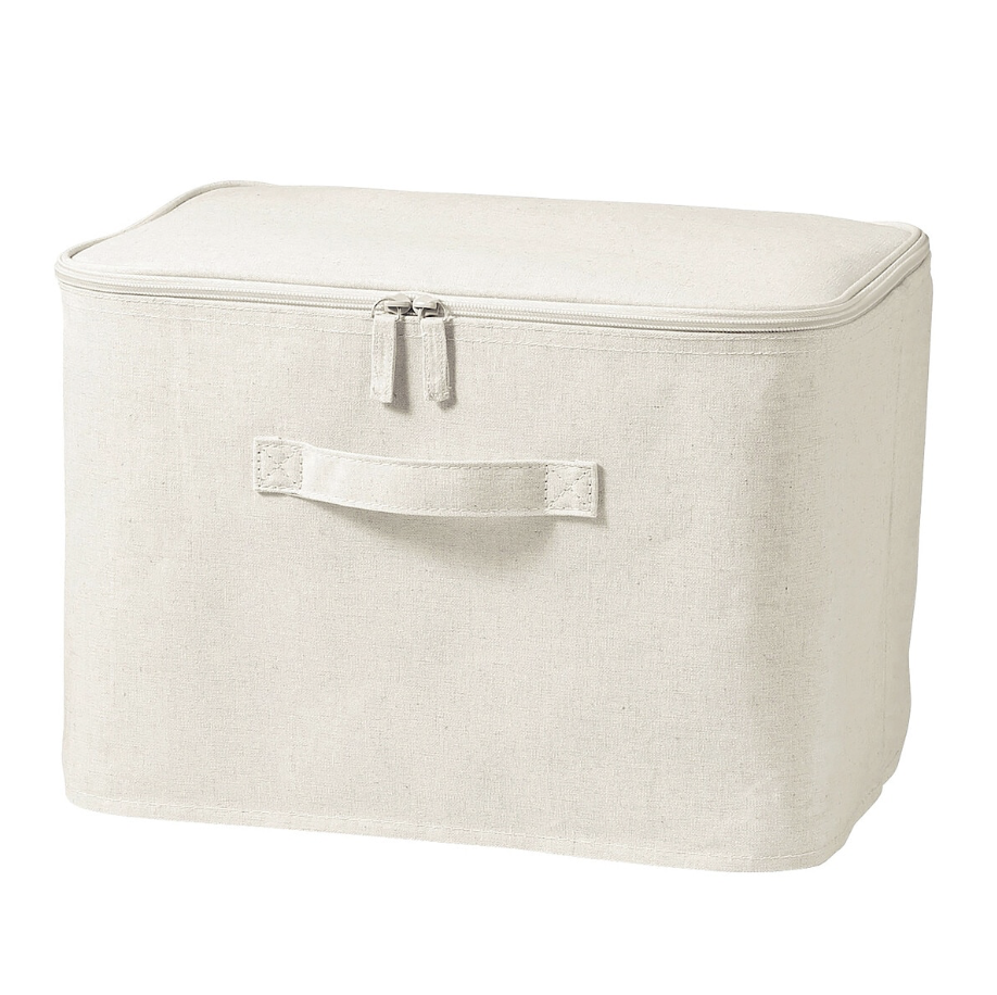 Polyester Linen Soft Box, Rectangle M Lidded 