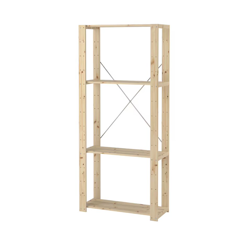 HEJNE 1 section, 78x31x171 cm - Softwood