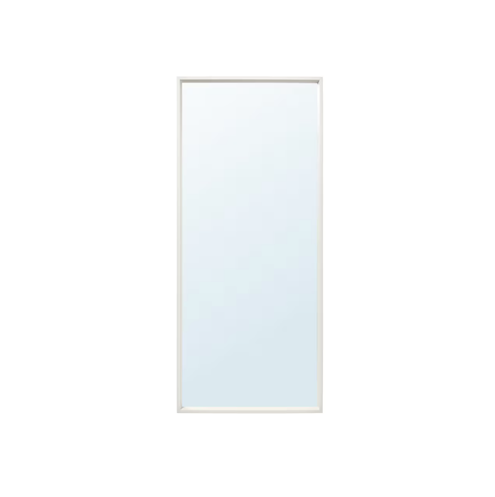 Mirror with White Frame