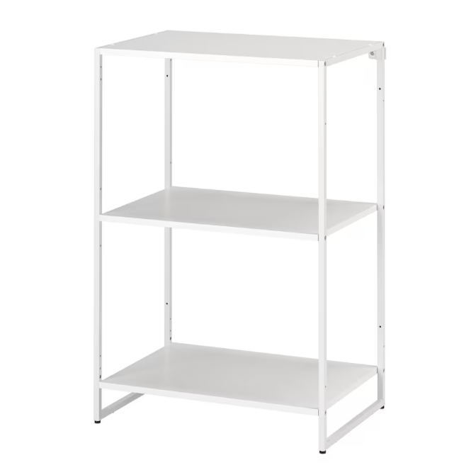 JOSTEIN Shelving Unit, 61x40x90 cm - In/Outdoor/Metal White
