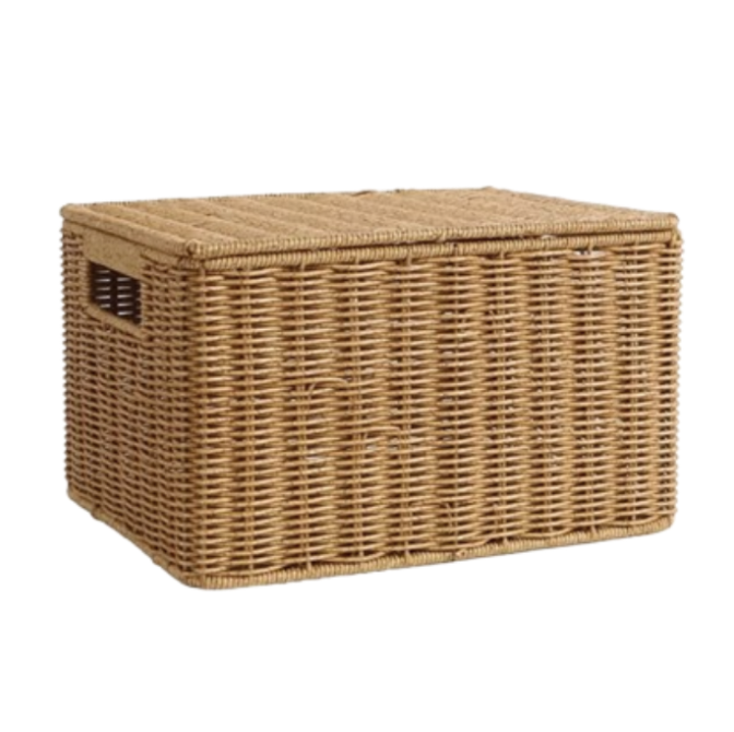 Rattan Basket with Lid