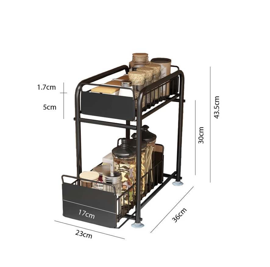 BALANDIS Under Sink Shelve Rack 