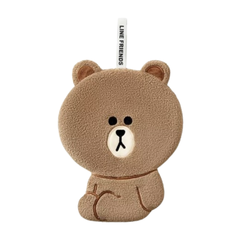 LINE FRIENDS Hand Towel Coral Fleece Kitchen Hand Towel 
