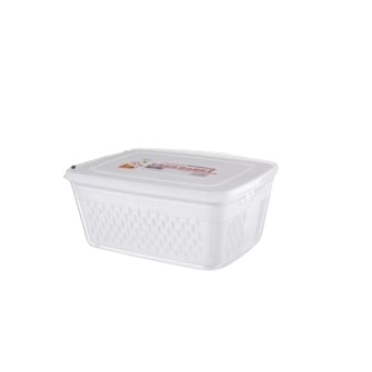 Fridge Storage Box with Draining Basket