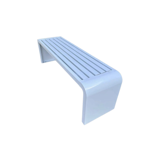 Stainless Steel Park Bench