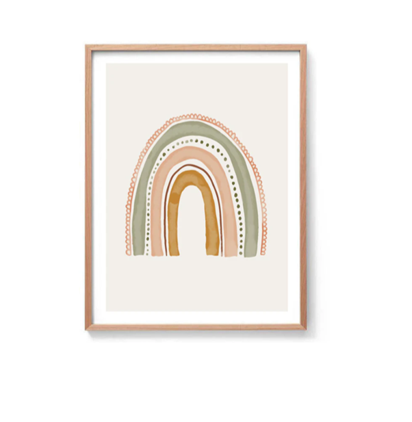 Pastel Rainbow Print