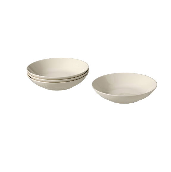 FÄRGKLAR Deep Plate - Glossy Beige
