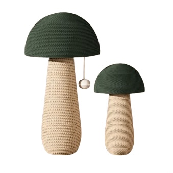 Mushroom Cat Scratching Pole