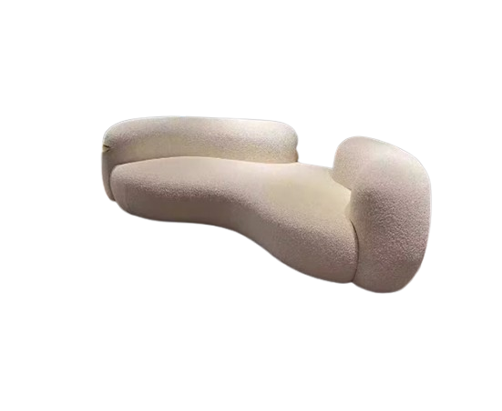Nordic Curve Boucle Sofa